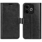 For OPPO A5 Pro Global 5G R64 Texture Horizontal Flip Leather Phone Case(Black) - 1