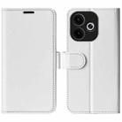 For OPPO A5 Pro Global 5G R64 Texture Horizontal Flip Leather Phone Case(White) - 1