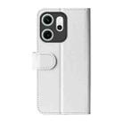 For OPPO Reno14 F 5G R64 Texture Horizontal Flip Leather Phone Case(White) - 3