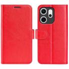 For OPPO Reno14 F 5G R64 Texture Horizontal Flip Leather Phone Case(Red) - 1