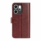 For OPPO Reno14 F 5G R64 Texture Horizontal Flip Leather Phone Case(Brown) - 3