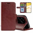 For Realme Narzo N53 / C53 R64 Texture Horizontal Flip Leather Phone Case(Brown) - 1