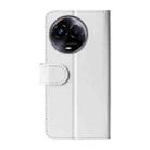 For Realme 11x R64 Texture Horizontal Flip Leather Phone Case(White) - 3