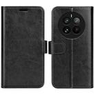 For Realme 12 Pro+ R64 Texture Horizontal Flip Leather Phone Case(Black) - 1