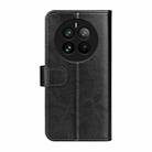 For Realme 12 Pro+ R64 Texture Horizontal Flip Leather Phone Case(Black) - 3