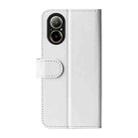 For Realme C67 4G R64 Texture Horizontal Flip Leather Phone Case(White) - 3