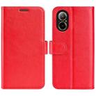 For Realme C67 4G R64 Texture Horizontal Flip Leather Phone Case(Red) - 1