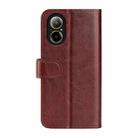 For Realme C67 4G R64 Texture Horizontal Flip Leather Phone Case(Brown) - 3