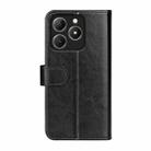 For Realme C63 R64 Texture Horizontal Flip Leather Phone Case(Black) - 3