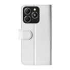 For Realme C63 R64 Texture Horizontal Flip Leather Phone Case(White) - 3