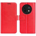 For Realme 13+ 5G R64 Texture Horizontal Flip Leather Phone Case(Red) - 1