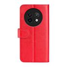 For Realme 13+ 5G R64 Texture Horizontal Flip Leather Phone Case(Red) - 3