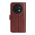 For Realme 13+ 5G R64 Texture Horizontal Flip Leather Phone Case(Brown) - 3