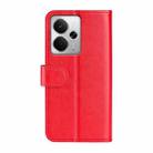 For Realme 14 5G R64 Texture Horizontal Flip Leather Phone Case(Red) - 3