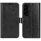 For Samsung Galaxy S23 FE 5G R64 Texture Horizontal Flip Leather Phone Case(Black) - 1