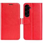 For Samsung Galaxy S23 FE 5G R64 Texture Horizontal Flip Leather Phone Case(Red) - 1