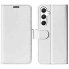 For Samsung Galaxy S24 5G R64 Texture Horizontal Flip Leather Phone Case(White) - 1