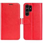 For Samsung Galaxy S24 Ultra 5G R64 Texture Horizontal Flip Leather Phone Case(Red) - 1
