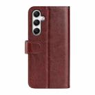 For Samsung Galaxy A35 R64 Texture Horizontal Flip Leather Phone Case(Brown) - 3