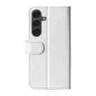 For Samsung Galaxy S25 5G R64 Texture Horizontal Flip Leather Phone Case(White) - 3