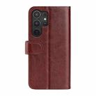 For Samsung Galaxy S25 Ultra 5G R64 Texture Horizontal Flip Leather Phone Case(Brown) - 3