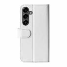 For Samsung Galaxy S25 FE 5G R64 Texture Horizontal Flip Leather Phone Case(White) - 3