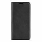 For Samsung Galaxy M55 5G Retro-skin Magnetic Suction Leather Phone Case(Black) - 2