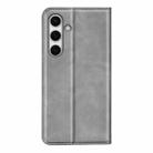 For Samsung Galaxy S24 FE 5G Retro-skin Magnetic Suction Leather Phone Case(Grey) - 3