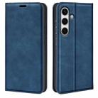 For Samsung Galaxy S24 FE 5G Retro-skin Magnetic Suction Leather Phone Case(Dark Blue) - 1