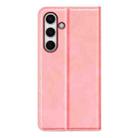 For Samsung Galaxy S24 FE 5G Retro-skin Magnetic Suction Leather Phone Case(Pink) - 3