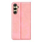 For Samsung Galaxy A16 Retro-skin Magnetic Suction Leather Phone Case(Pink) - 3