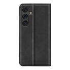 For Samsung Galaxy S25+ 5G Retro-skin Magnetic Suction Leather Phone Case(Black) - 3