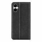 For Samsung Galaxy A06 5G Retro-skin Magnetic Suction Leather Phone Case(Black) - 3