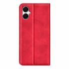 For Samsung Galaxy A06 5G Retro-skin Magnetic Suction Leather Phone Case(Red) - 3