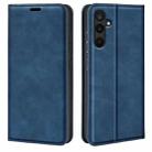 For Samsung Galaxy M16 / F16 Retro-skin Magnetic Suction Leather Phone Case(Dark Blue) - 1