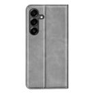 For Samsung Galaxy S25 FE 5G Retro-skin Magnetic Suction Leather Phone Case(Grey) - 3