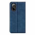 For Realme C67 4G Retro-skin Magnetic Suction Leather Phone Case(Dark Blue) - 3