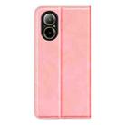 For Realme C67 4G Retro-skin Magnetic Suction Leather Phone Case(Pink) - 3
