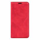 For Realme C67 4G Retro-skin Magnetic Suction Leather Phone Case(Red) - 2