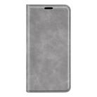 For Realme 14 Pro+ Retro-skin Magnetic Suction Leather Phone Case(Grey) - 2