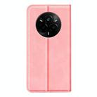 For Realme 14 Pro+ Retro-skin Magnetic Suction Leather Phone Case(Pink) - 3