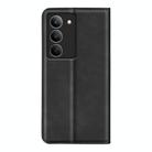 For Realme 14X 4G Retro-skin Magnetic Suction Leather Phone Case(Black) - 3