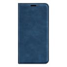 For Realme 14X 4G Retro-skin Magnetic Suction Leather Phone Case(Dark Blue) - 2