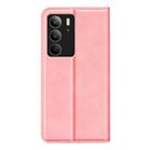 For Realme C75 Retro-skin Magnetic Suction Leather Phone Case(Pink) - 3