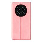 For Realme 13 Pro 5G Retro-skin Magnetic Suction Leather Phone Case(Pink) - 3
