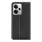 For Realme 14 5G Retro-skin Magnetic Suction Leather Phone Case(Black) - 3