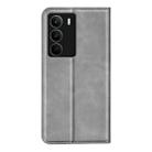 For Realme C71 4G Retro-skin Magnetic Suction Leather Phone Case(Grey) - 3