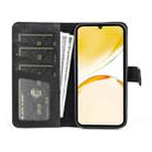 For Realme Narzo N53 / C53 Stitching Horizontal Flip Leather Phone Case(Black) - 3