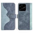 For Realme Narzo N53 / C53 Stitching Horizontal Flip Leather Phone Case(Blue) - 2