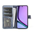 For Realme C67 4G Stitching Horizontal Flip Leather Phone Case(Blue) - 2